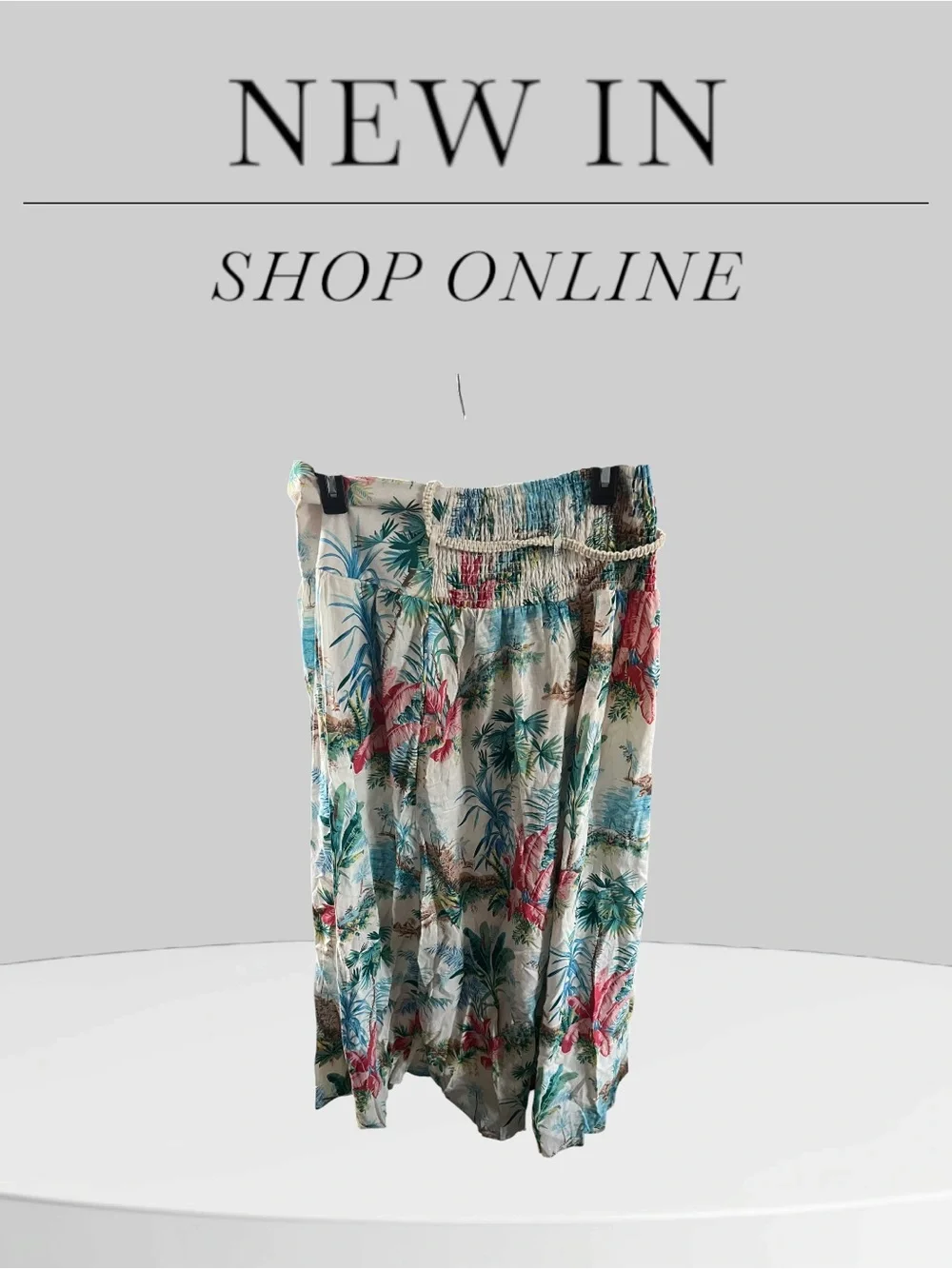 NWT CC California Maxi Skirt Womens Floral  Boho Coasta Cottagecore Size M